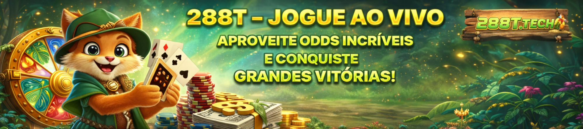 Se registre agora na 288T e ganhe uma oferta especial com o nosso alegre macaquinho!